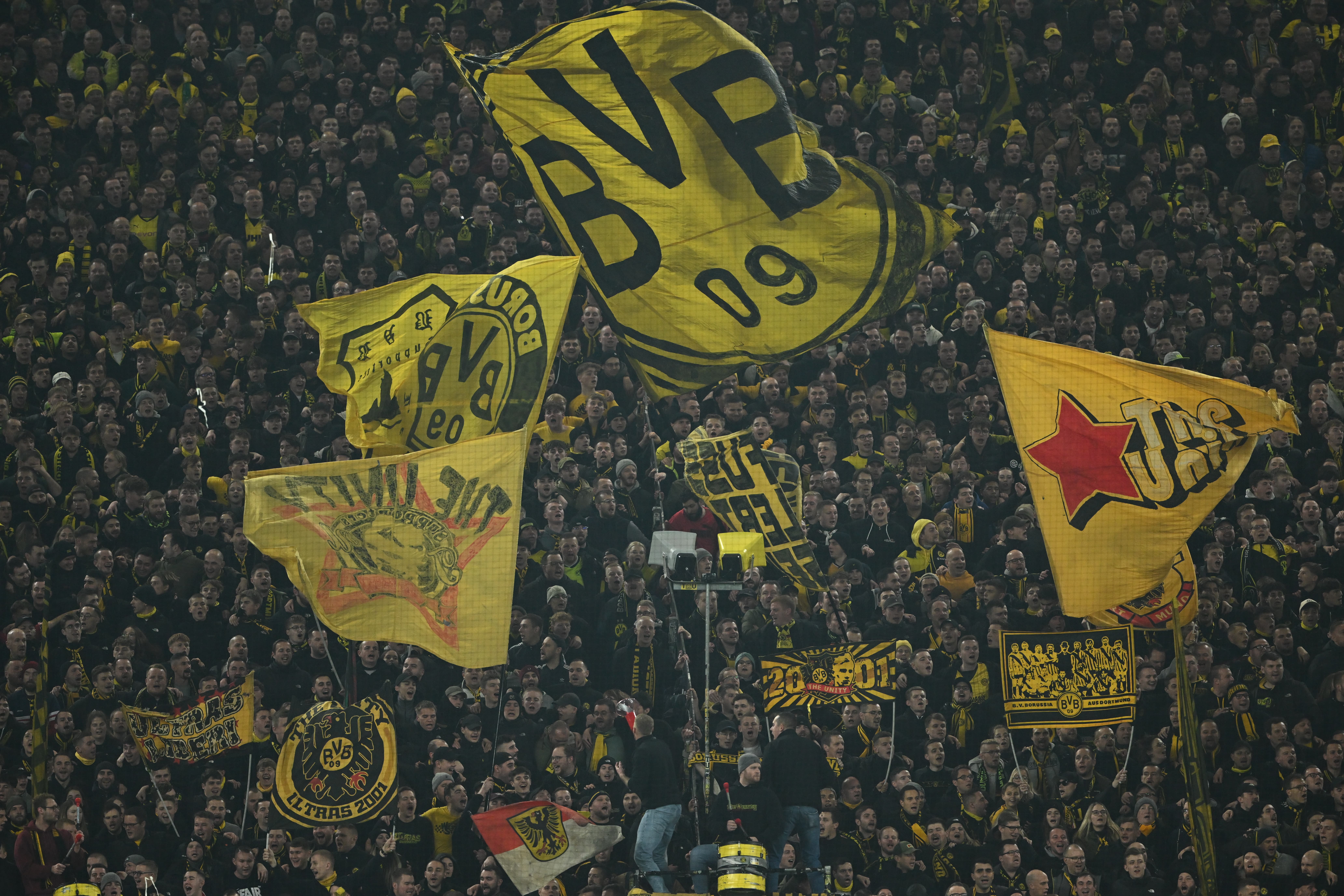 Supporters celebrating