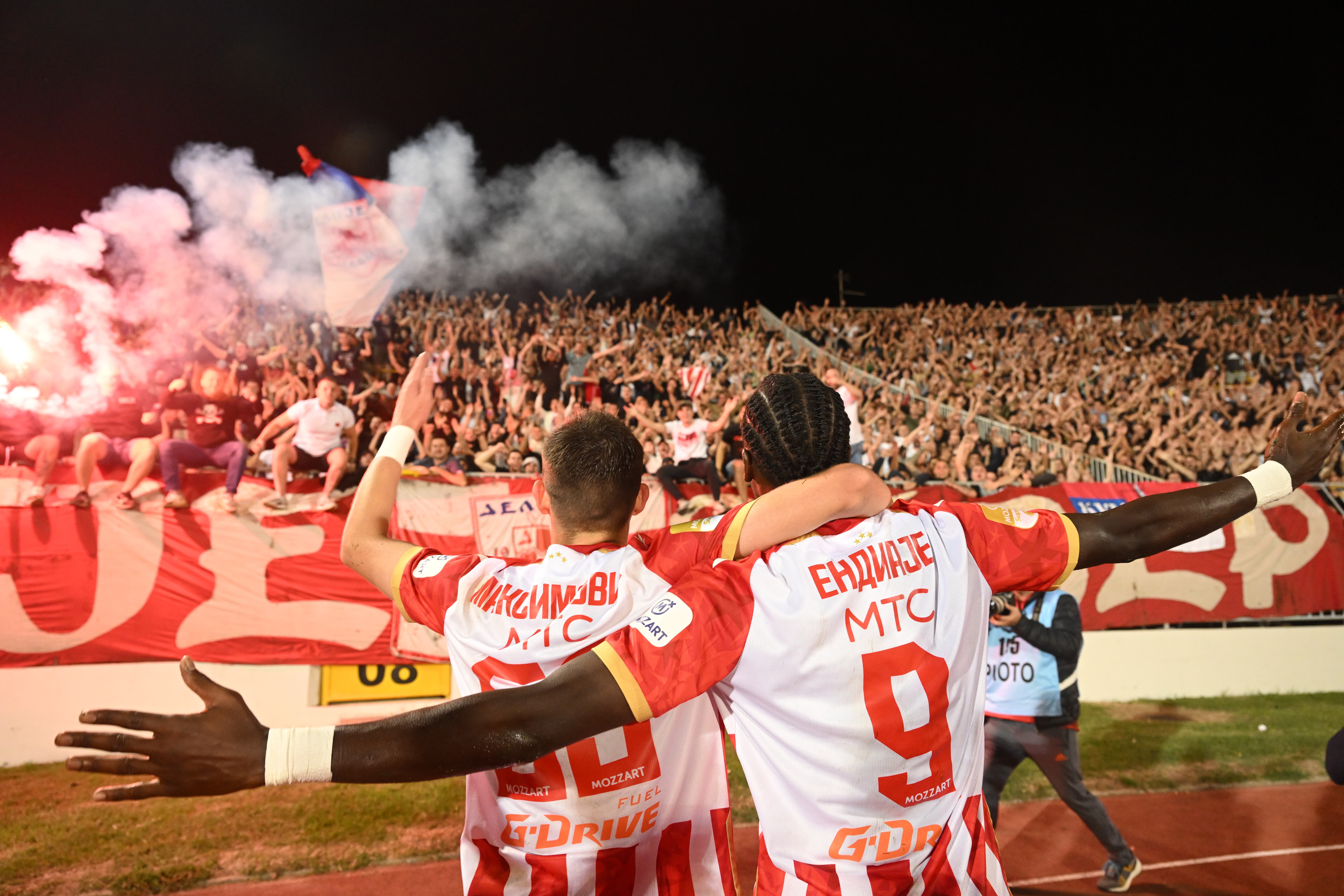 Celebration after a goal